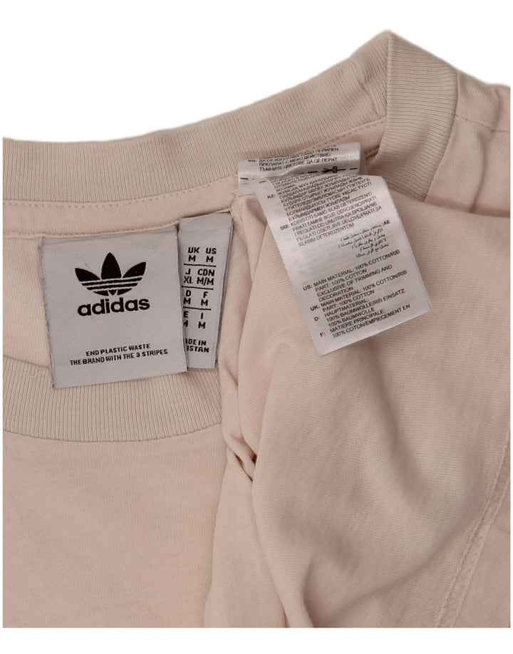 T-shirt męski ADIDAS Top, średni, różowy, bawełniany