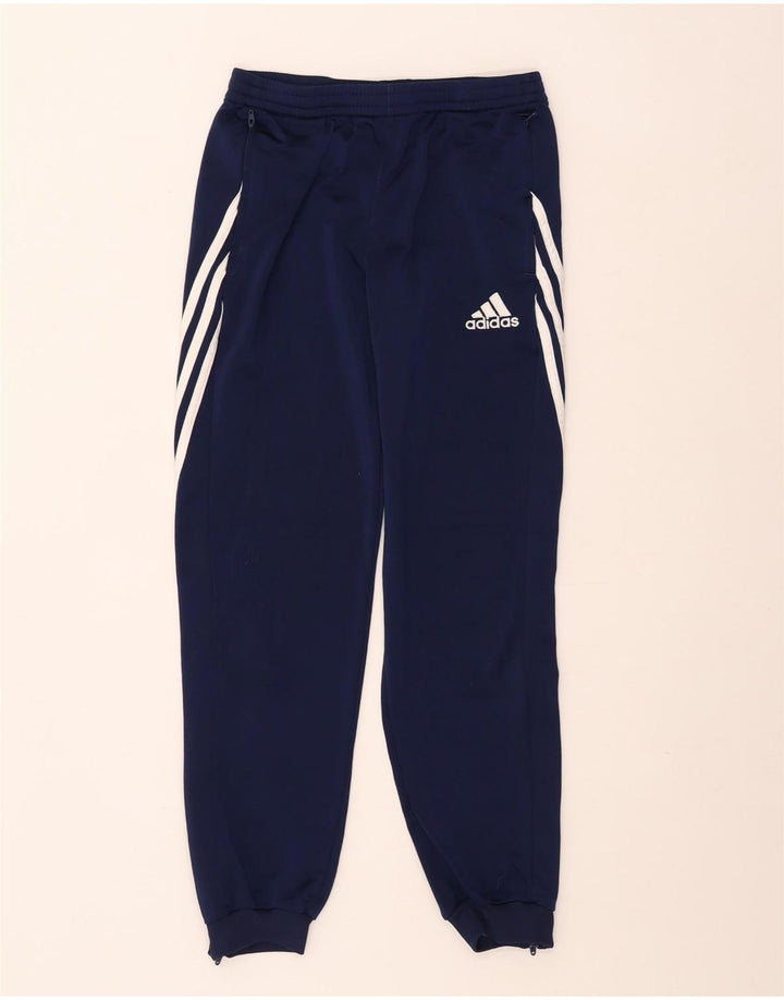 Adidas Chłopięce Spodnie Dresowe Joggery 13-14 Lat XL Granatowy Poliester