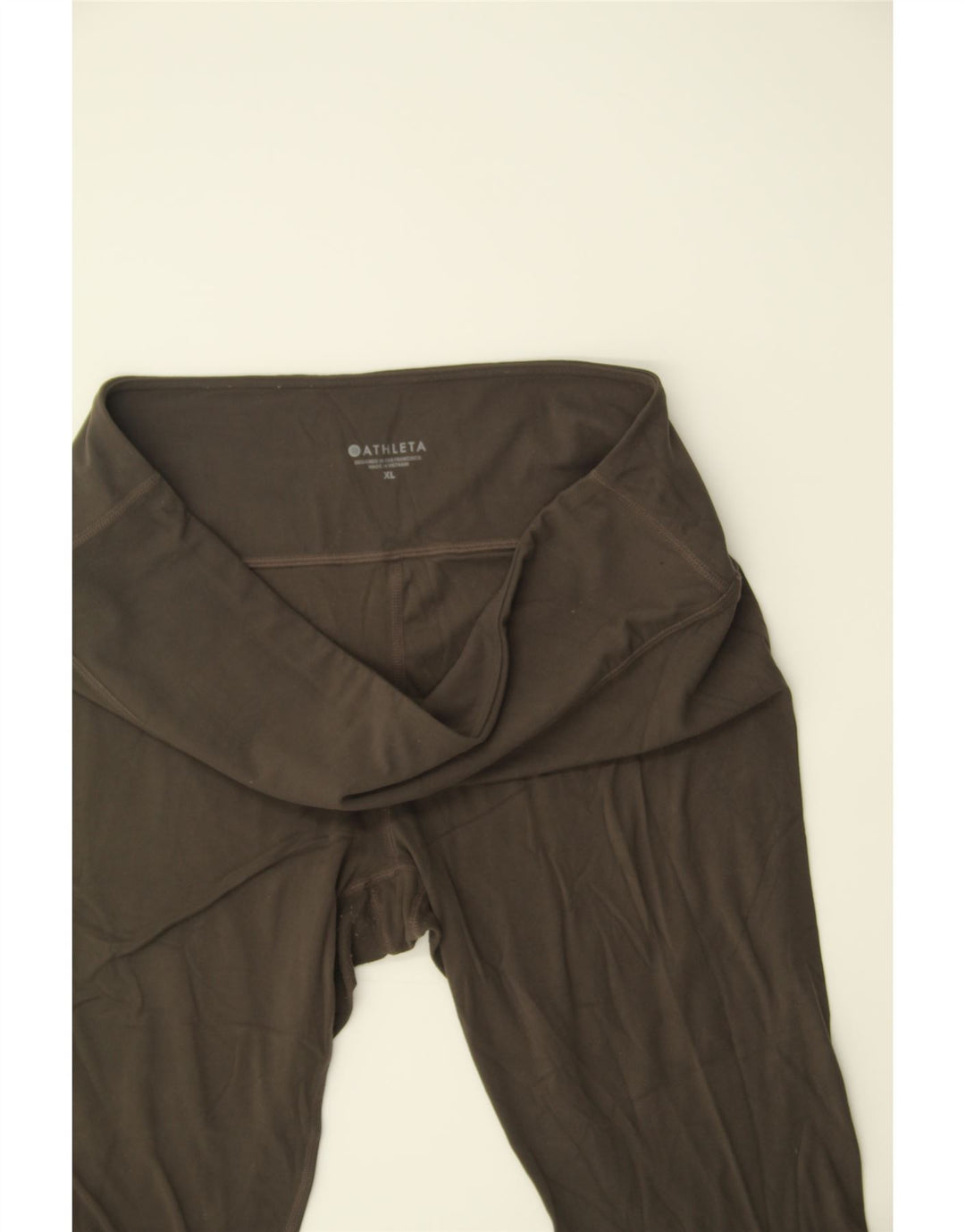 ATHLETA Womens Capri Leggings UK 18 XL Grey Cotton Vintage Athleta and Second-Hand Athleta from Messina Hembry 
