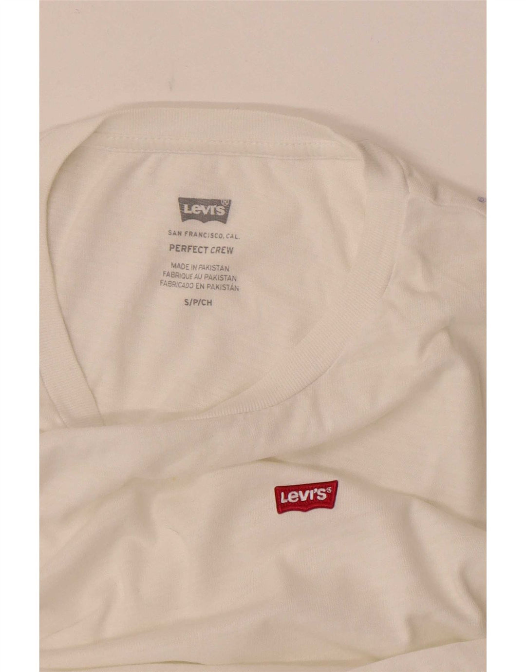 Koszulka damska Levi's Perfect Crew Top UK 10 Small White