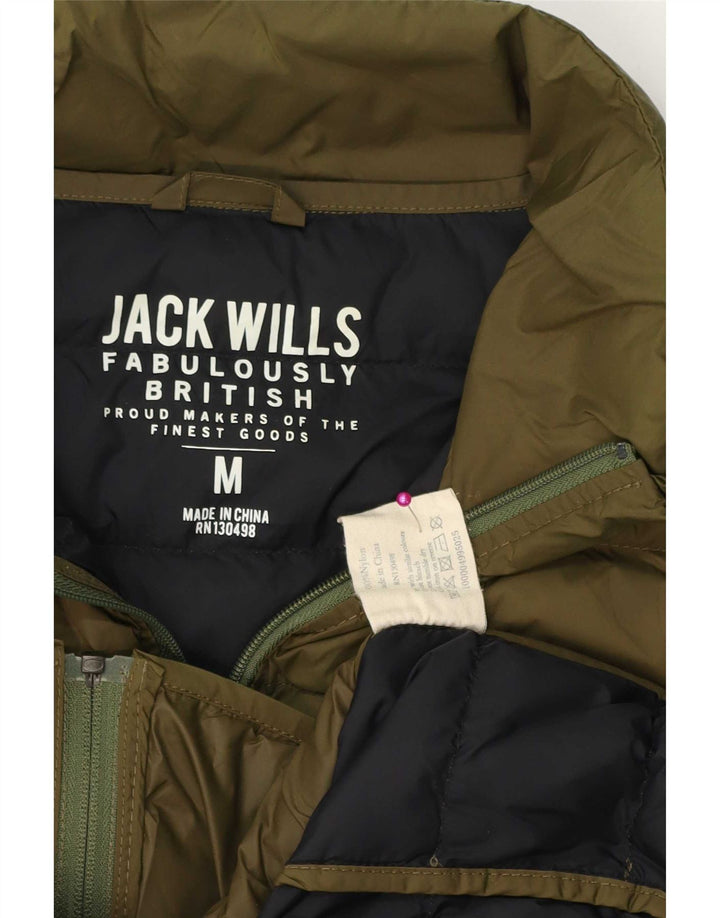 Męska wyściełana kamizelka Jack Wills UK 38 Średni zielony nylon