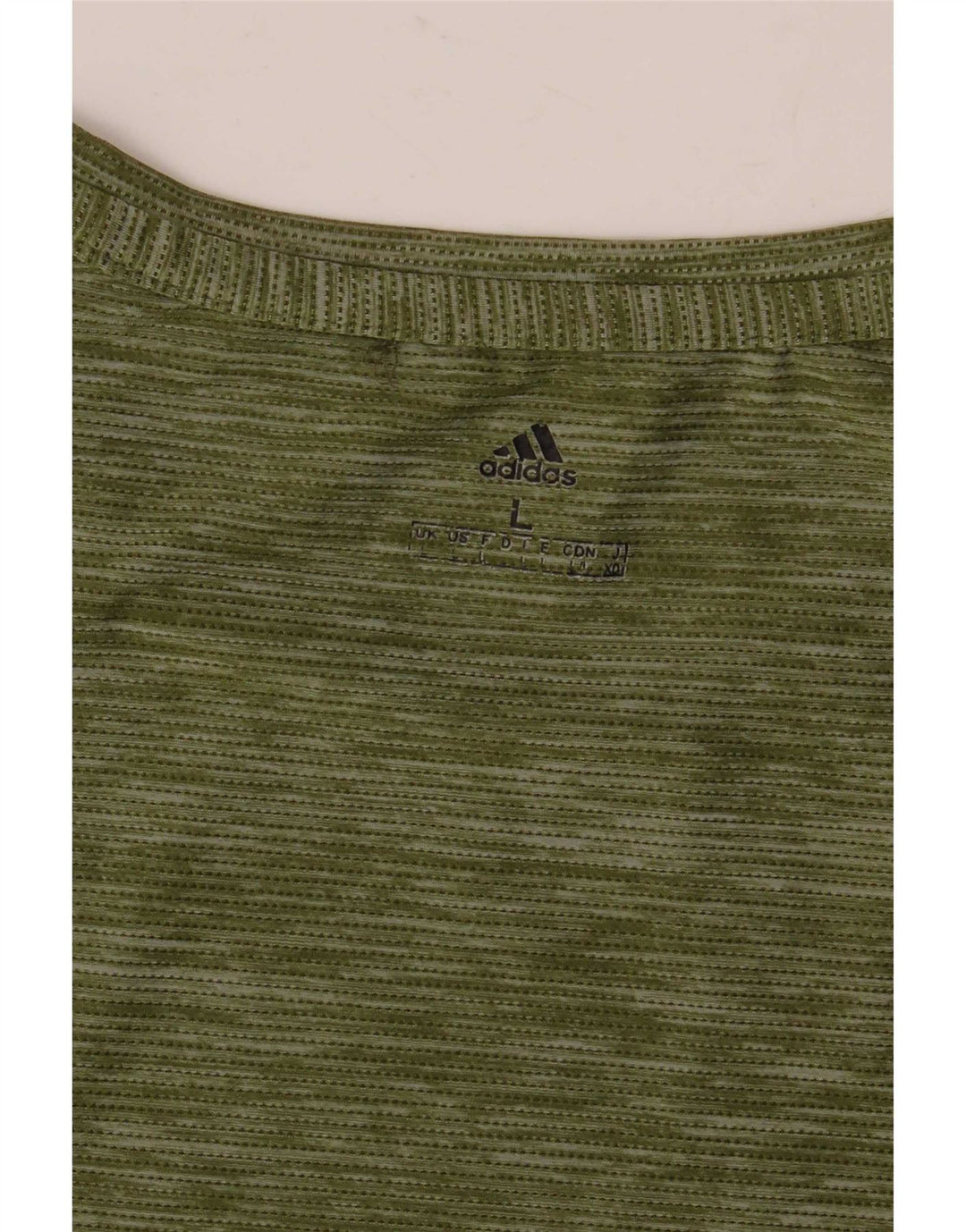 Adidas Męski T-shirt Top Duży Zielony Nakrapiany