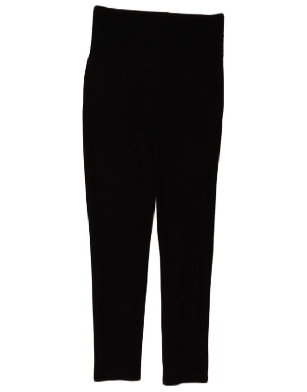 Damskie legginsy z wysokim stanem Zara, średni czarny poliester