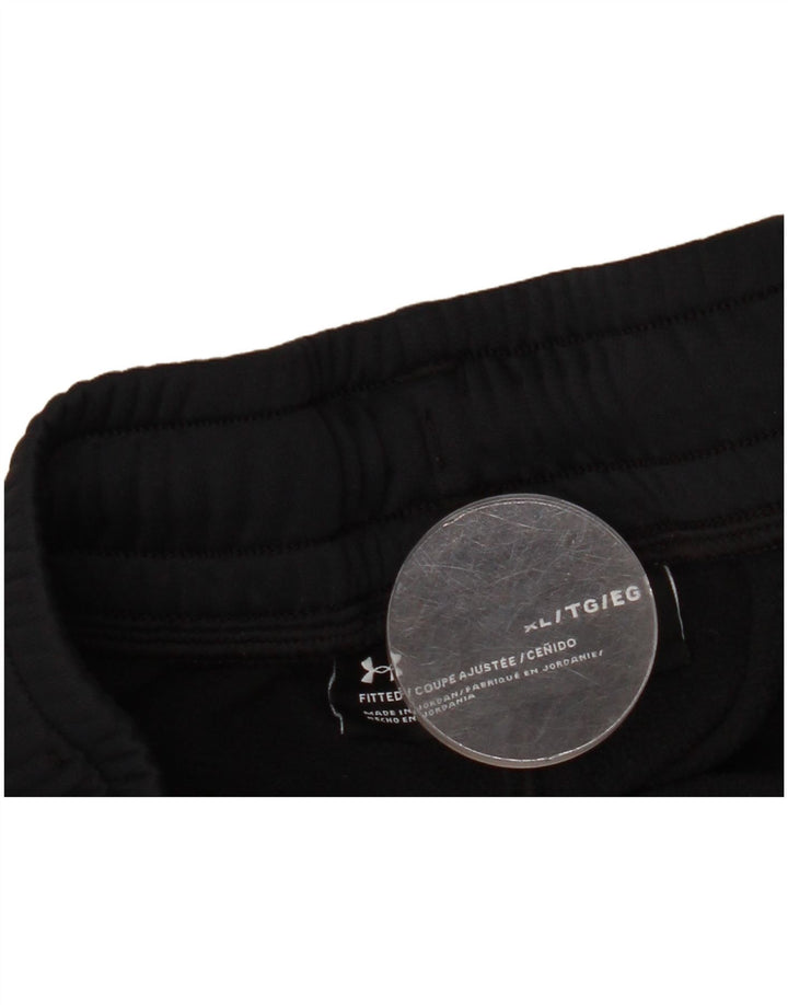 Męskie spodnie dresowe UNDER ARMOUR Joggers XL, czarne, poliestrowe