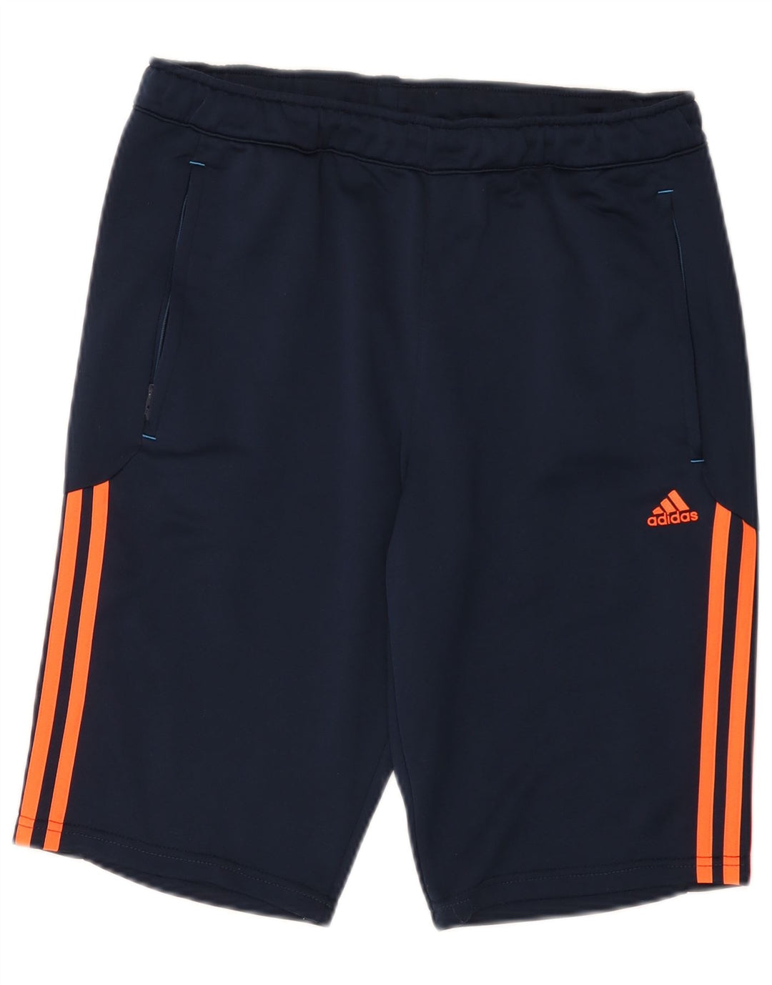 Męskie spodenki sportowe ADIDAS Climalite, średni granatowy poliester