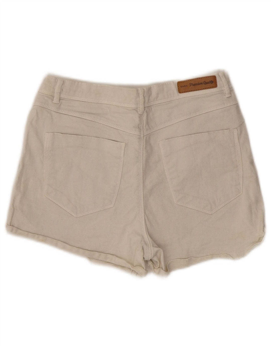 Damskie spodenki jeansowe Zara Trafaluc EU 38 Small W28 białe