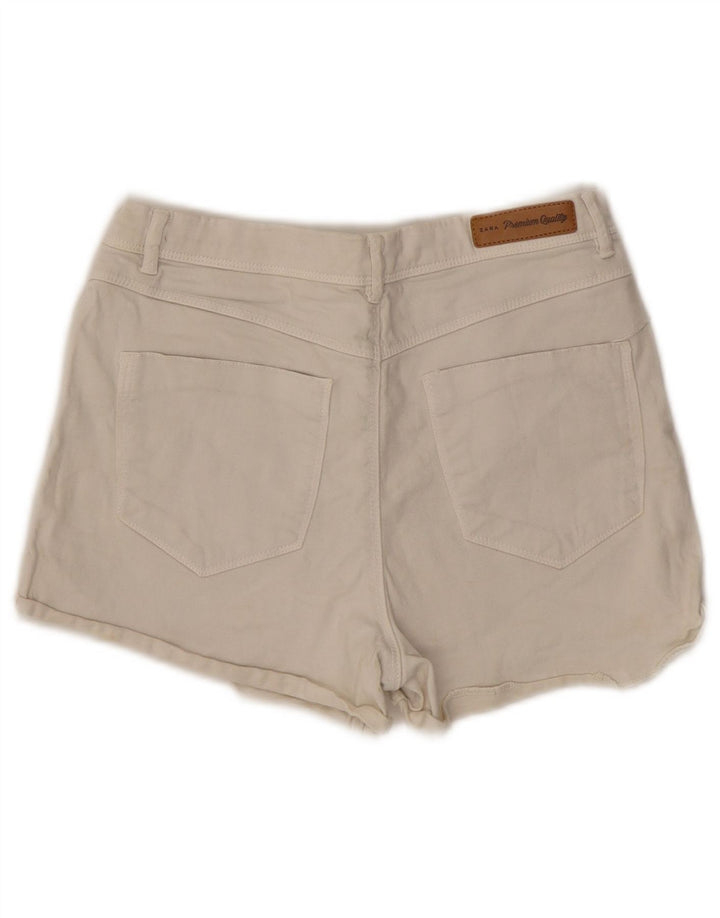 Damskie spodenki jeansowe Zara Trafaluc EU 38 Small W28 białe