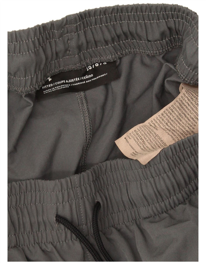 Męskie spodnie dresowe Under Armour Cargo, duże, szare, poliestrowe