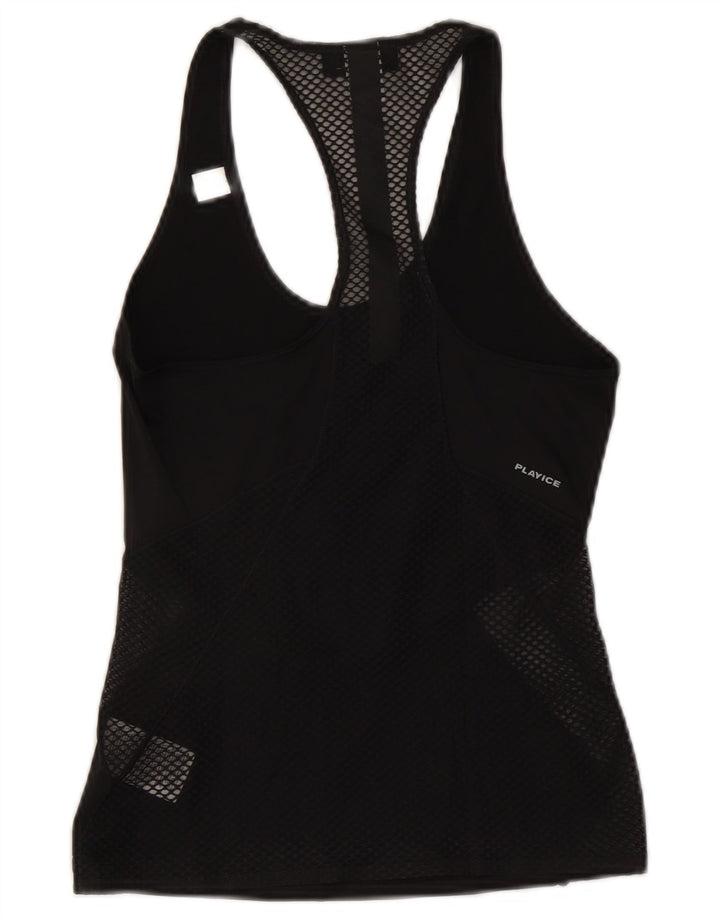 Top damski REEBOK z kamizelką UK 4 XS, czarny poliester