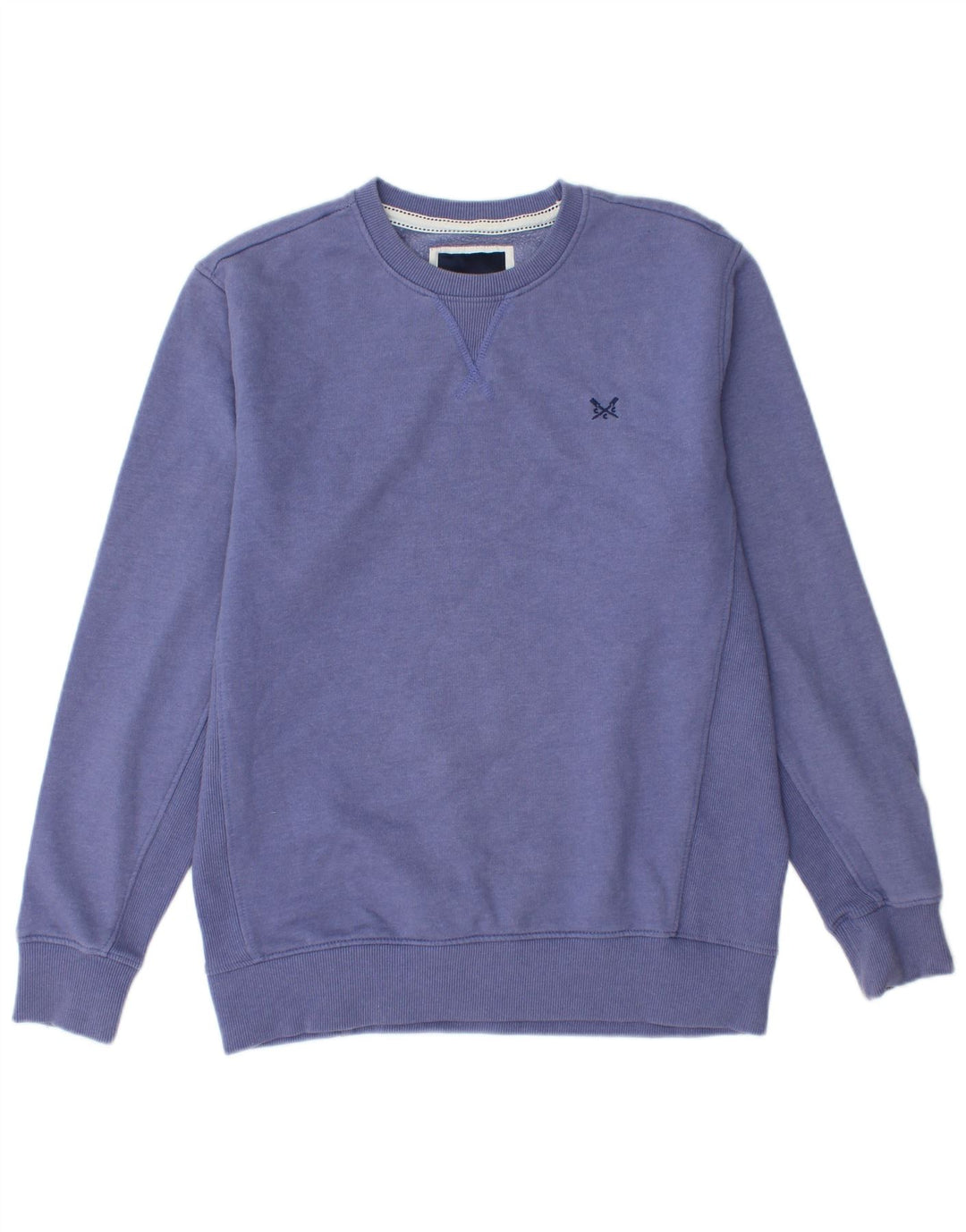 CREW CLOTHING Męski sweter, bluza, średni fiolet, bawełna
