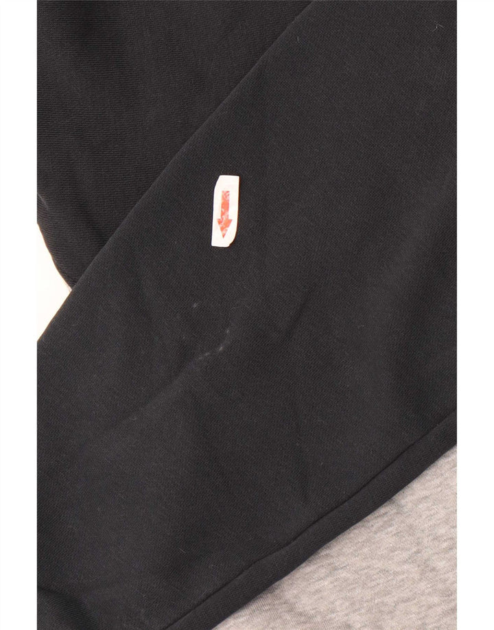 Męska bluza z grafiką Nike, mała, szara, bawełniana z blokami kolorów