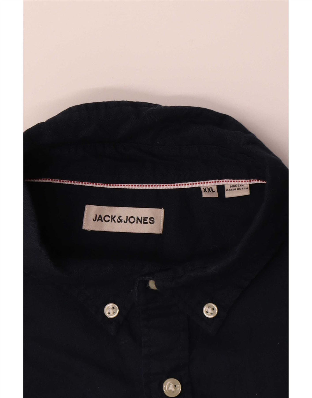 Koszula męska Jack & Jones 2XL, granatowa, bawełniana