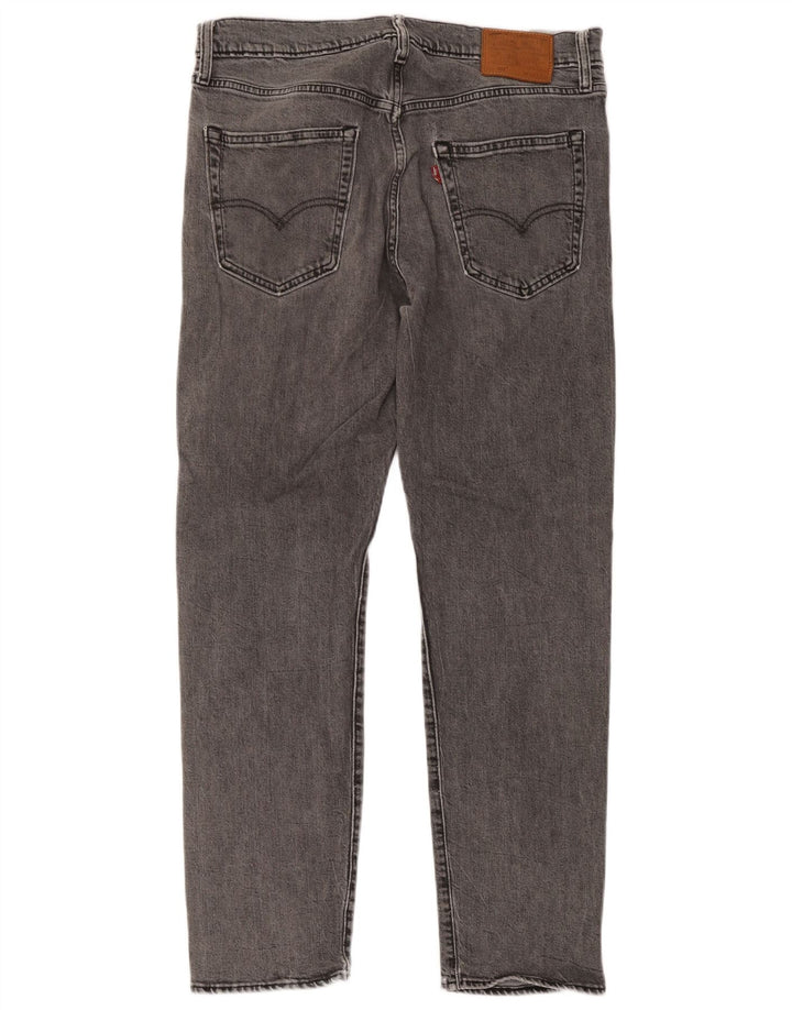 Męskie jeansy Levi's 502 Tapered W34 L32 Szara bawełna