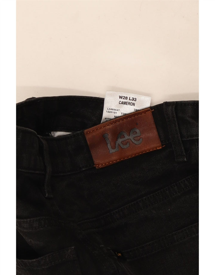 Damskie jeansy LEE Cameron Bootcut W28 L33 Czarna bawełna