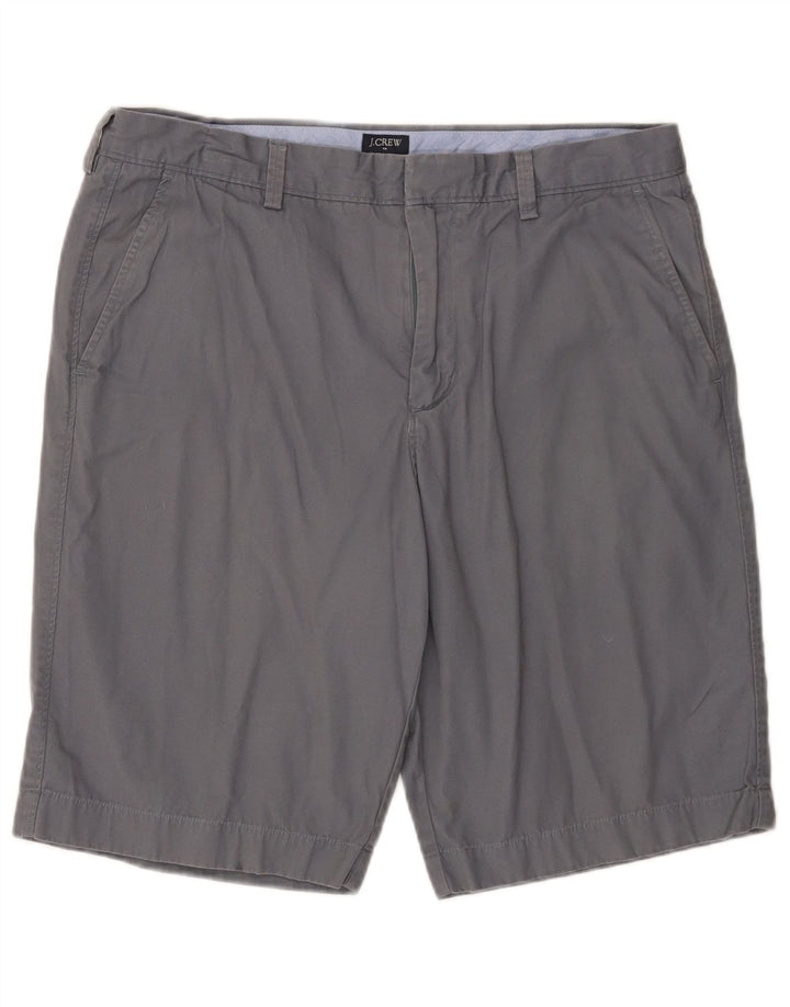 Męskie spodenki chino J. CREW Rivington W34, duże, szare, bawełniane