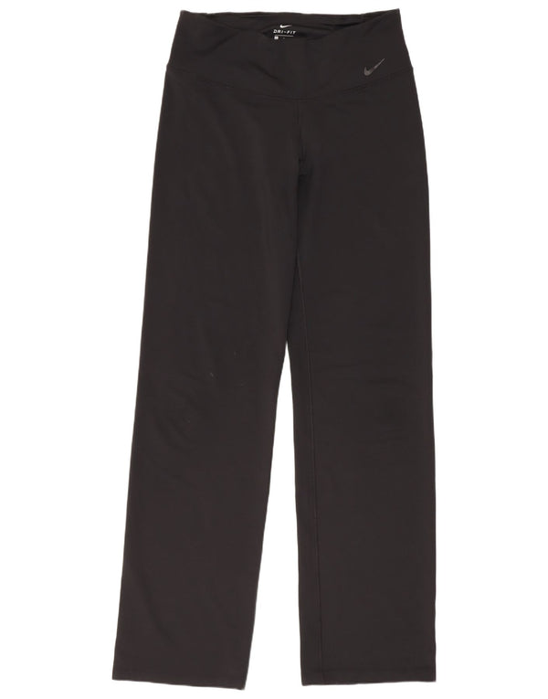 Damskie legginsy Nike Dri Fit UK 14, duże, czarne, poliestrowe