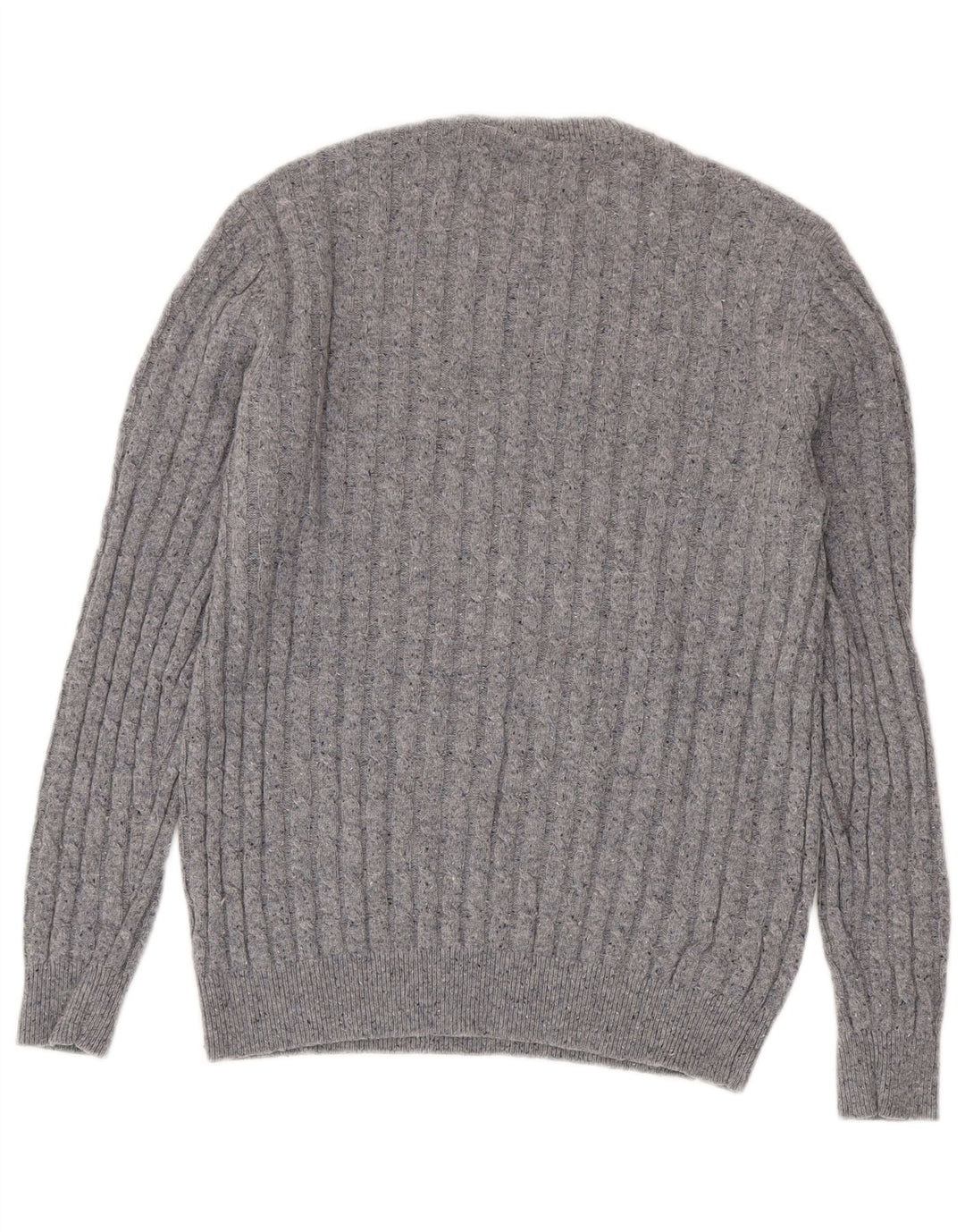 Męski sweter z okrągłym dekoltem Jack Wills, duży, szary, wełniany