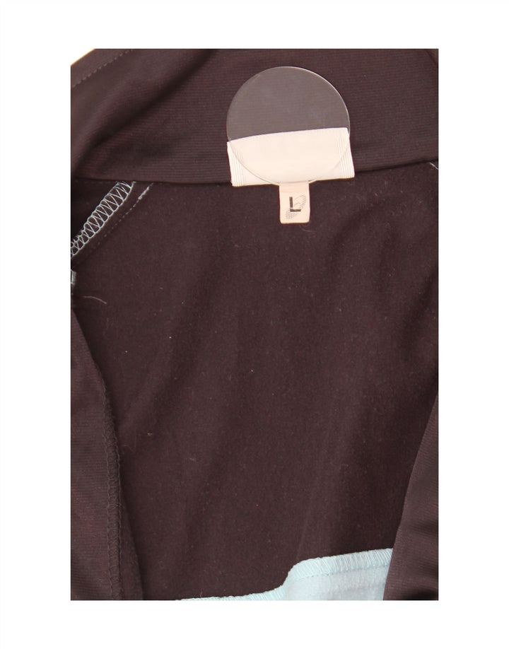 Męska kurtka dresowa Asics, duża niebieska, z blokami kolorów