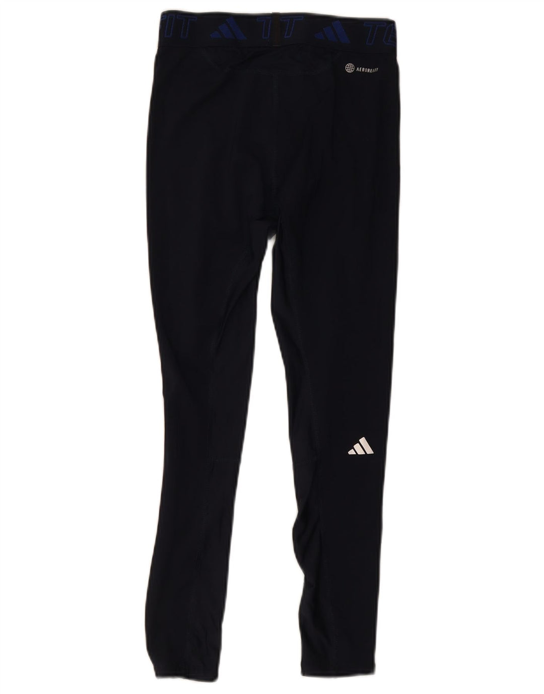 Damskie legginsy Adidas Aeroready UK 12, średni granatowy poliester