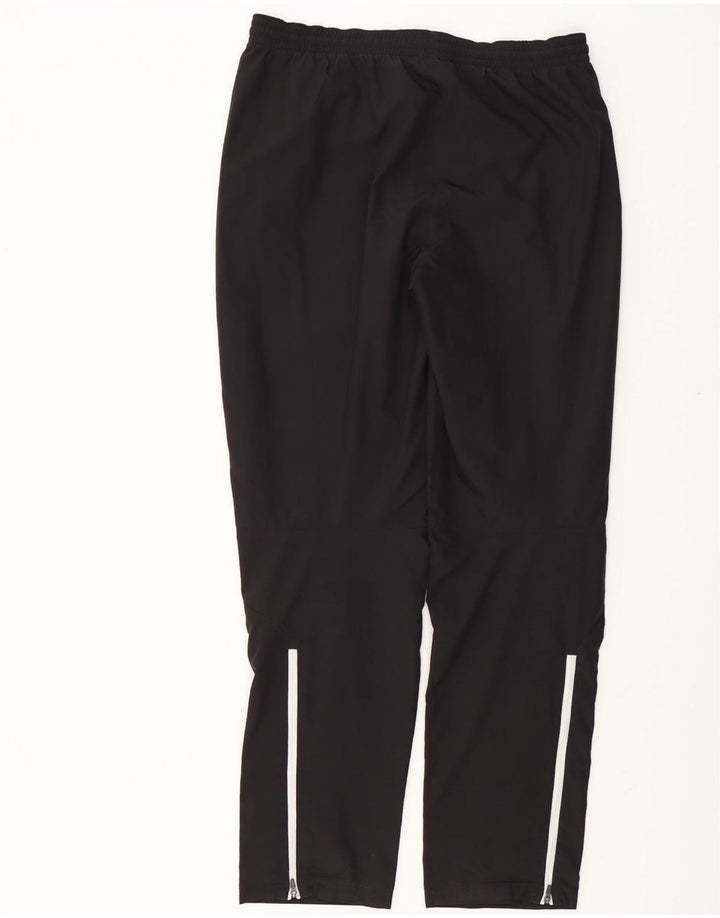 Męskie spodnie dresowe PUMA, małe, czarne, poliestrowe