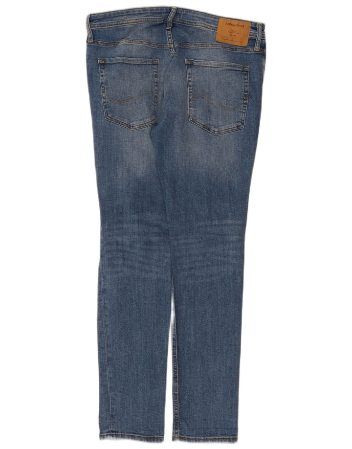 Męskie jeansy Jack & Jones w trudnej sytuacji W36 L32, niebieska bawełna