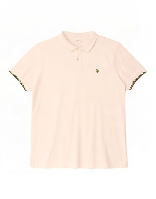 US Polo Assn. Koszula męska 3XL Biała, bawełniana