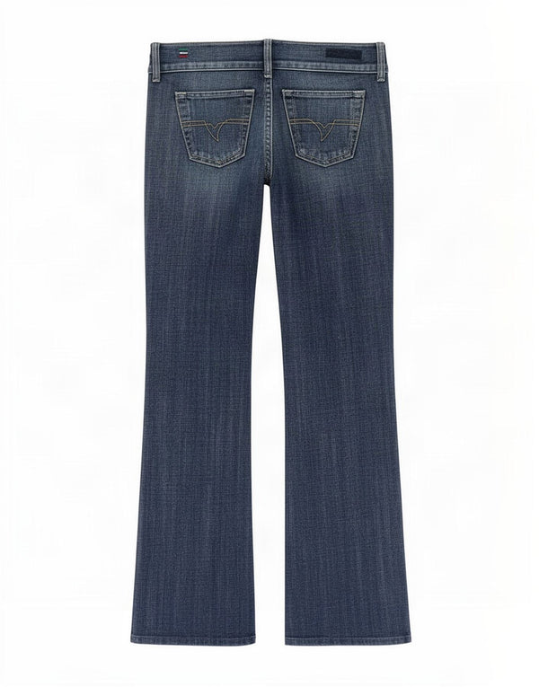 Dżinsy damskie Diesel Cherone Bootcut W29 L32 Granatowa bawełna