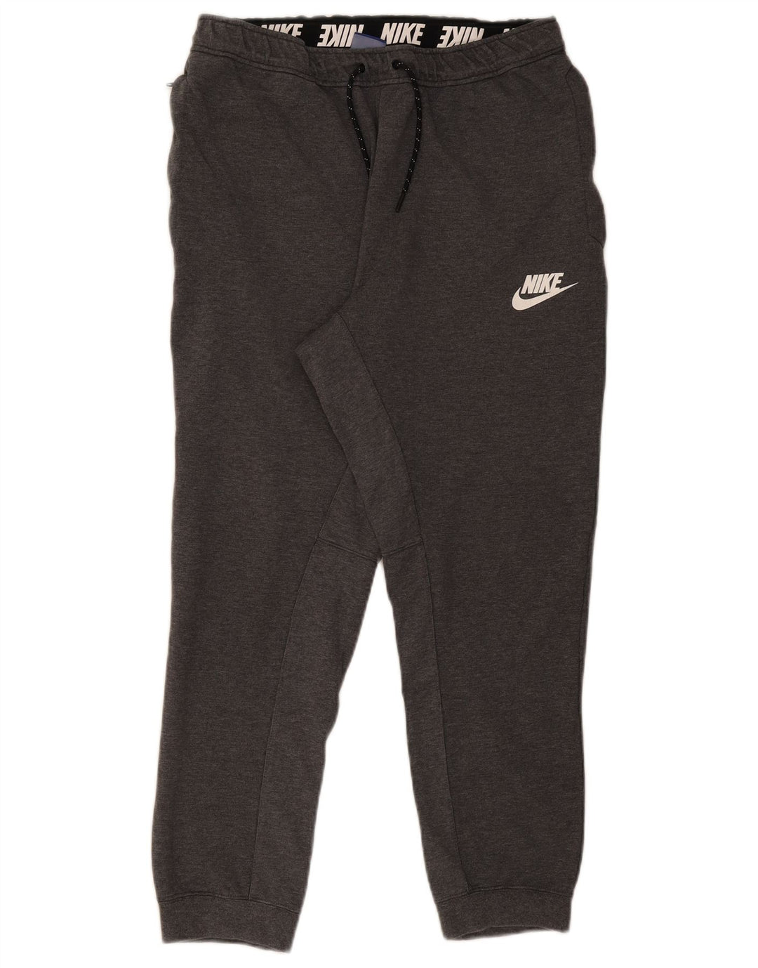 Męskie spodnie dresowe Nike, duże, szare, bawełniane