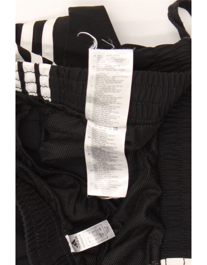 Męskie spodenki sportowe Adidas, duże, czarne, poliestrowe