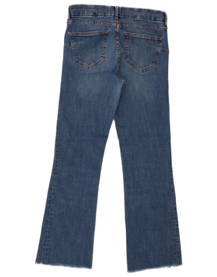 Damskie jeansy rozkloszowane Zara EU 38 Small W28 L27 Niebieskie