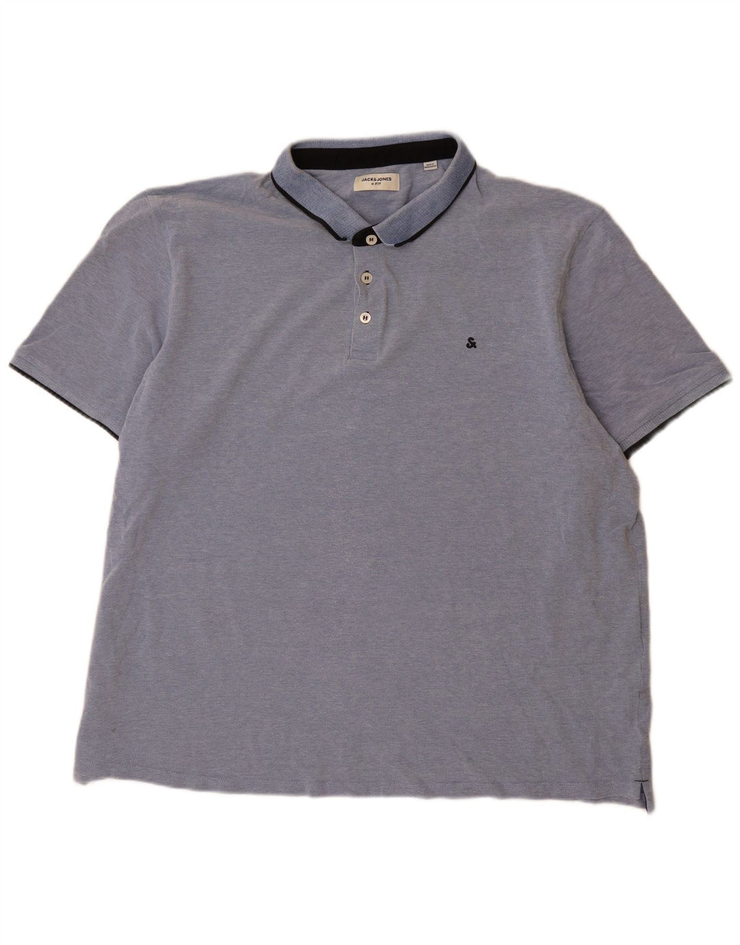Męska koszulka polo Jack & Jones, 3XL, niebieska, bawełniana