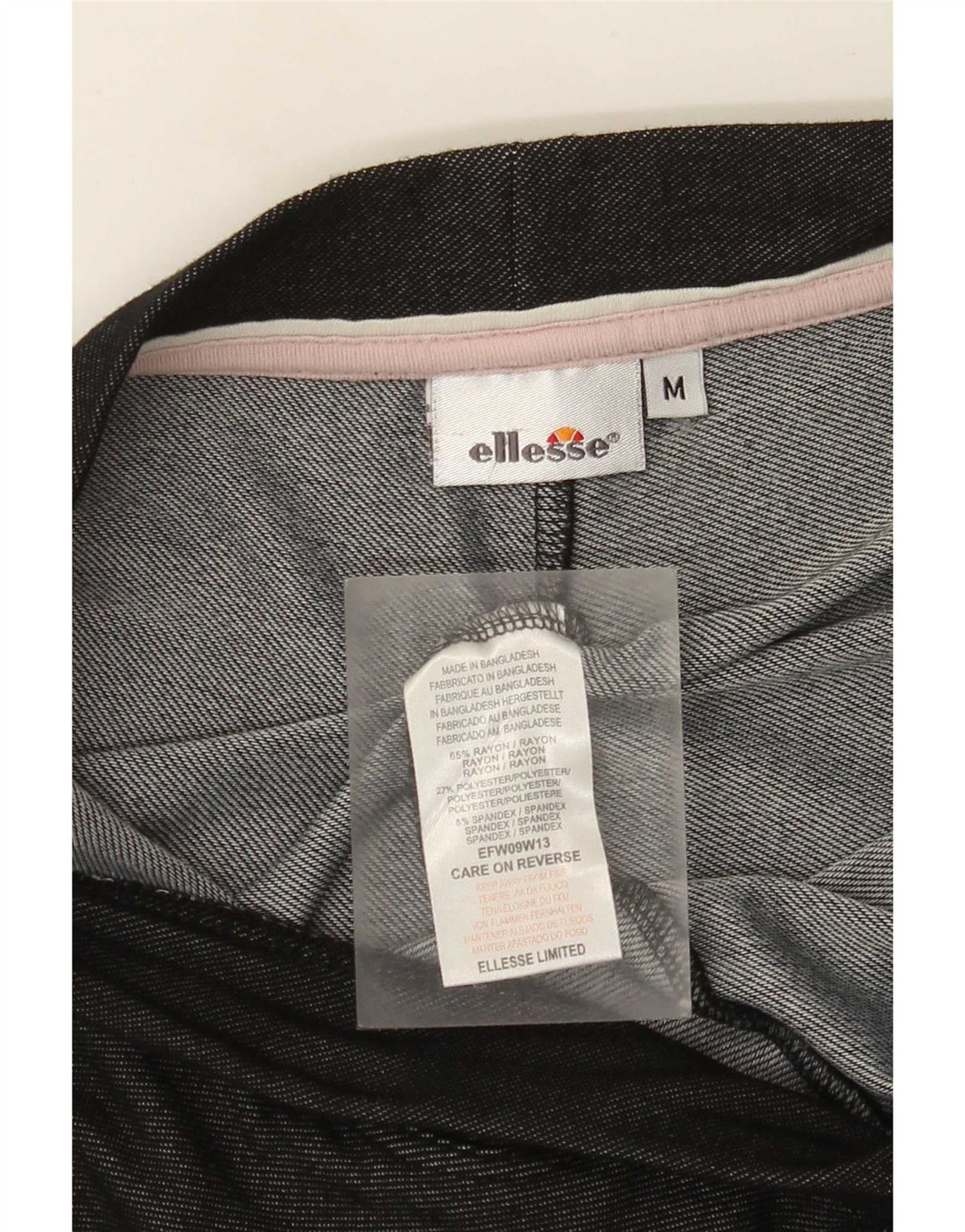 Legginsy damskie Ellesse UK 12 Średni czarny sztuczny jedwab