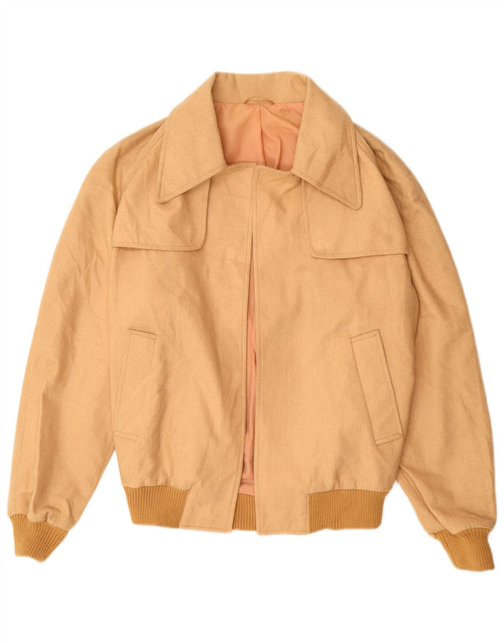 Dwuczęściowy zestaw damski VINTAGE UK 12 Medium W28 L34 Beżowy