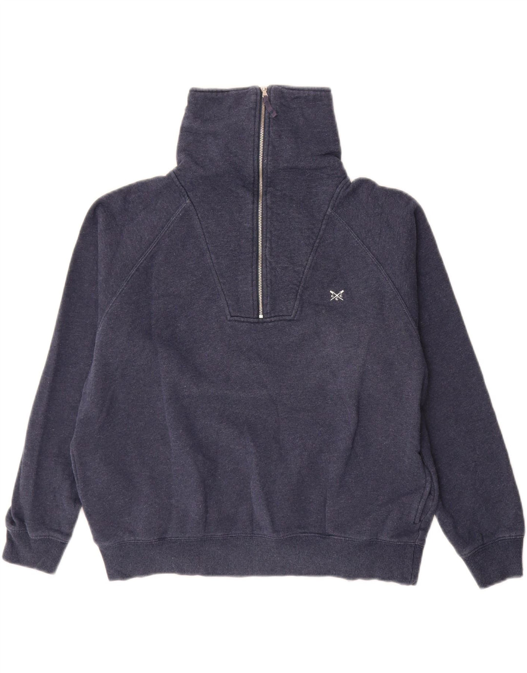 CREW CLOTHING Damski sweter oversize UK 10, mały, granatowy