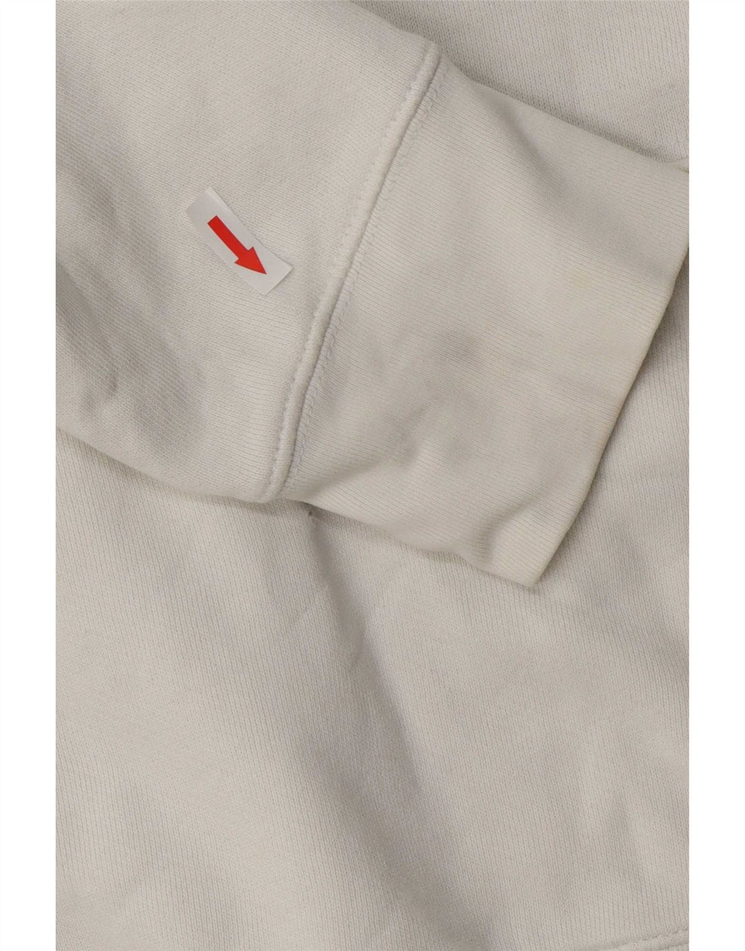 Męski sweter z kapturem Levi's z grafiką, duży, biały, bawełniany