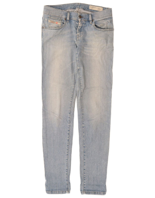 Diesel Damskie Getlegg Slim Skinny Jeans W28 L32 Niebieskie bawełniane