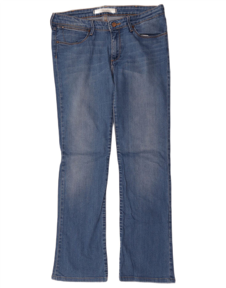 Damskie jeansy Wrangler Catrin Bootcut W31 L30 Niebieskie bawełniane