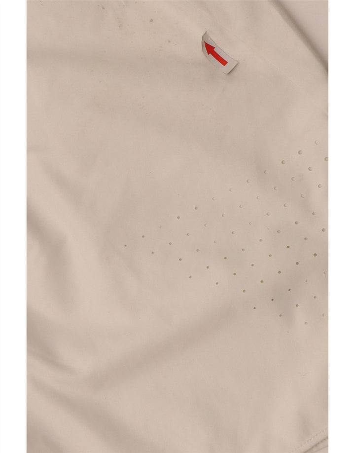 Damskie spodenki sportowe Nike Dri Fit UK 16, duże, białe, poliestrowe