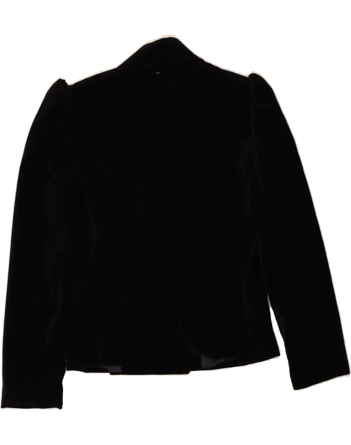 SPORTMAX Womens Crop Double Breasted Blazer Jacket UK 6 XS  Navy Blue Vintage Sportmax and Second-Hand Sportmax from Messina Hembry 