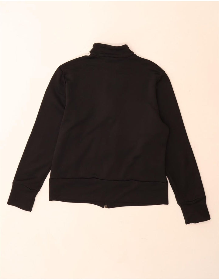 Damska kurtka dresowa Adidas UK 16, duża, czarna, poliestrowa