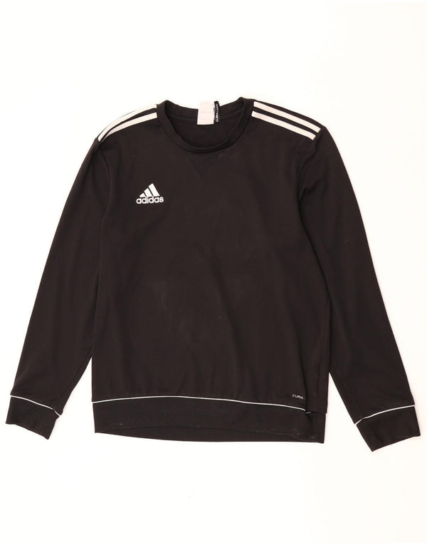 Adidas Męska bluza Climalite Jumper UK 40/42 Średni czarny poliester