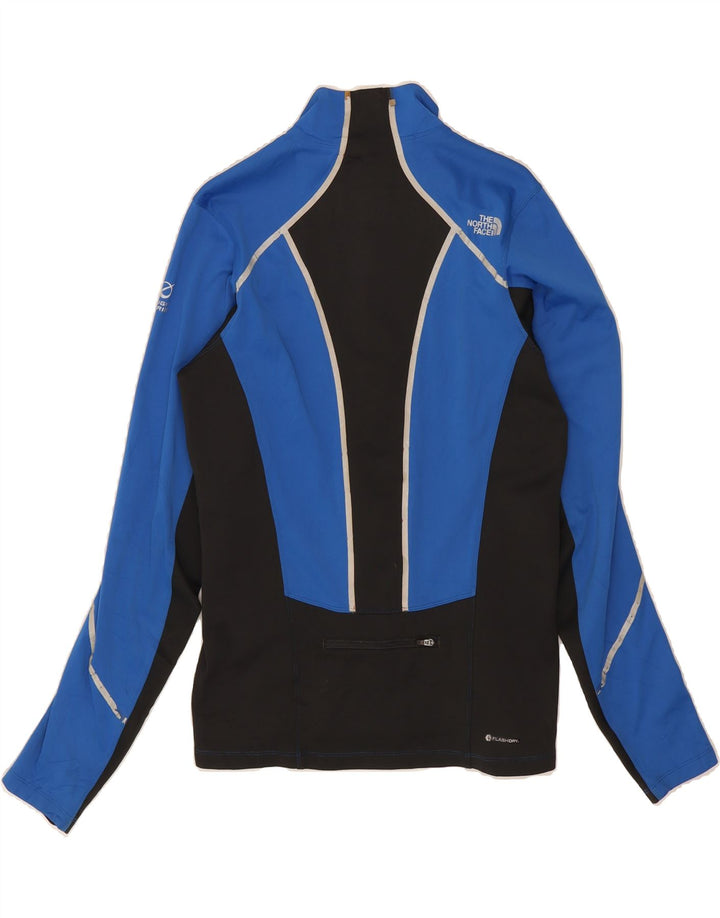 THE NORTH FACE Mens Tracksuit Top Jacket Small Blue Colourblock Polyester Vintage The North Face and Second-Hand The North Face from Messina Hembry 