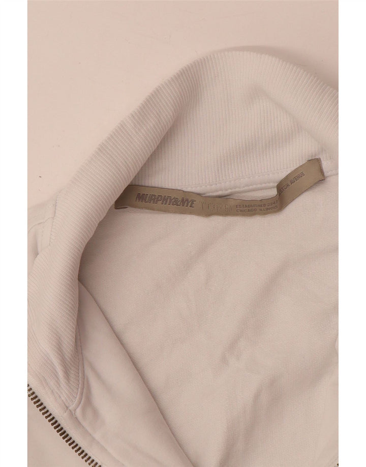 Damska kurtka dresowa MURPHY & NYE Graphic UK 10, mała, biała