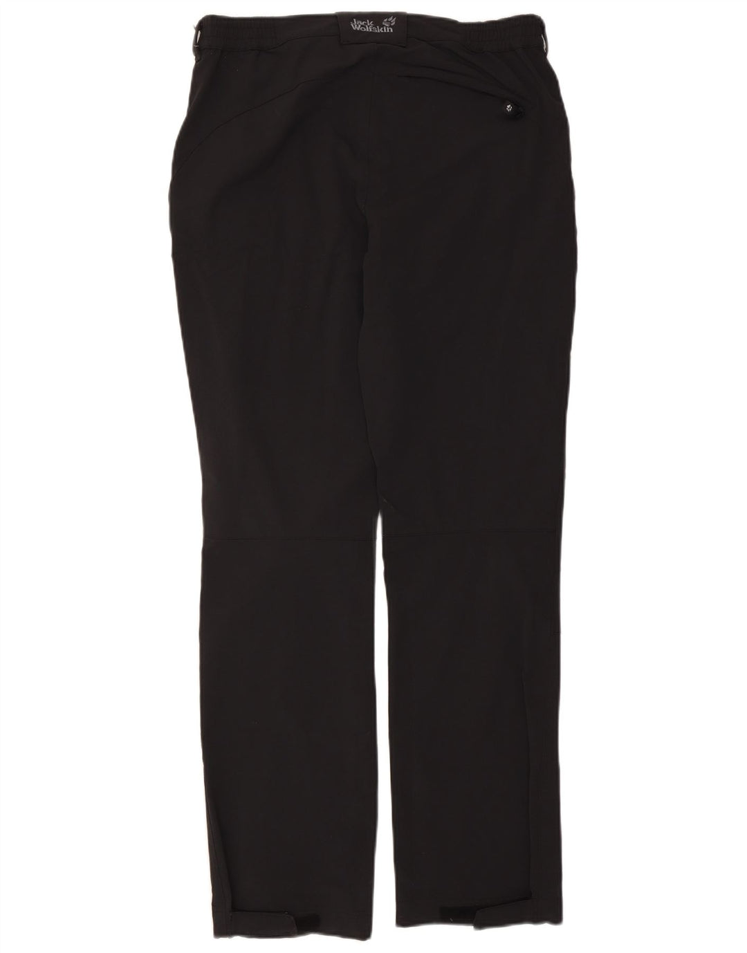 Damskie proste spodnie cargo Jack Wolfskin, średnie W30 L33, czarny poliester