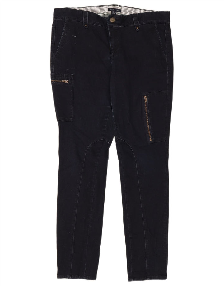 Damskie jeansy cargo Tommy Hilfiger US 12 Large W34 L30 Granatowa bawełna