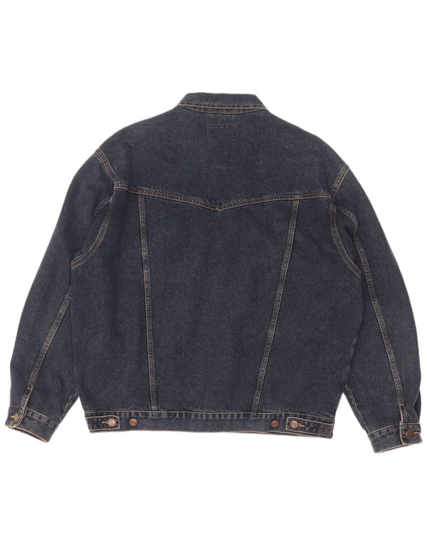 Męska kurtka dżinsowa Wrangler UK 42 XL, niebieska, bawełniana