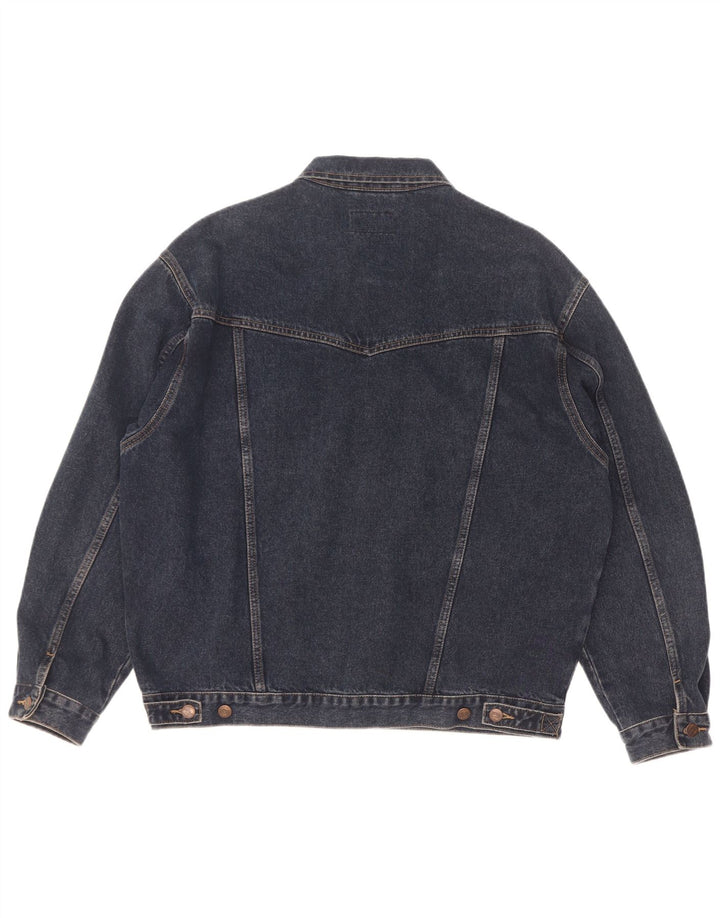 Męska kurtka dżinsowa Wrangler UK 42 XL, niebieska, bawełniana