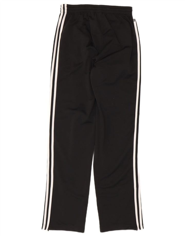 Damskie spodnie dresowe Adidas UK 8, małe, czarne, poliestrowe