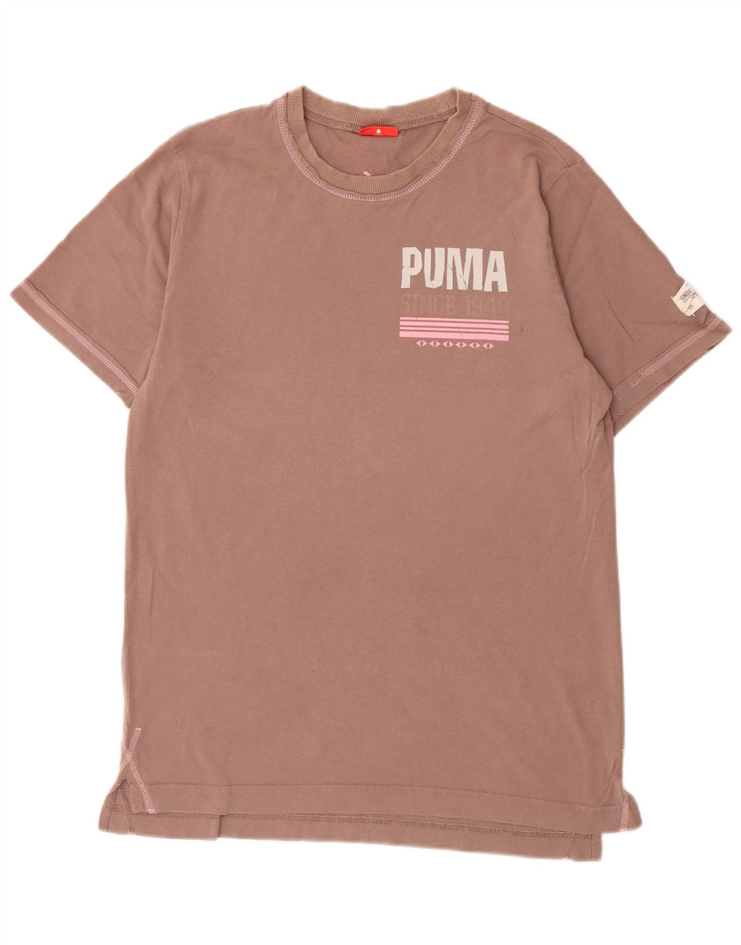 Damska koszulka z grafiką Puma Top UK 14 Średni brąz