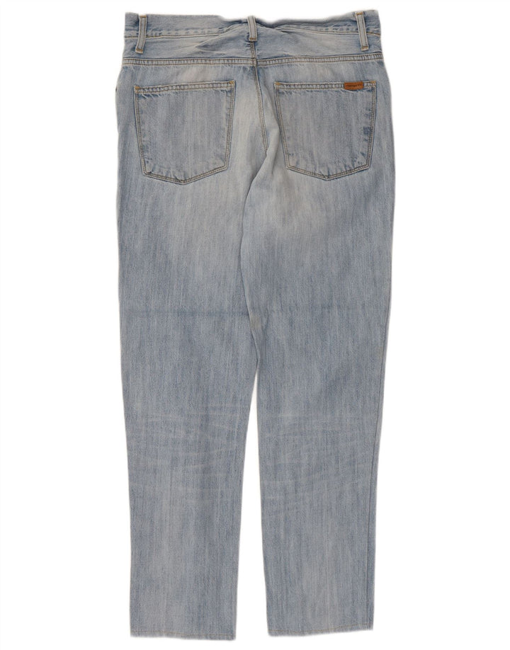 Męskie proste dżinsy Carhartt W34 L28 Niebieskie bawełniane